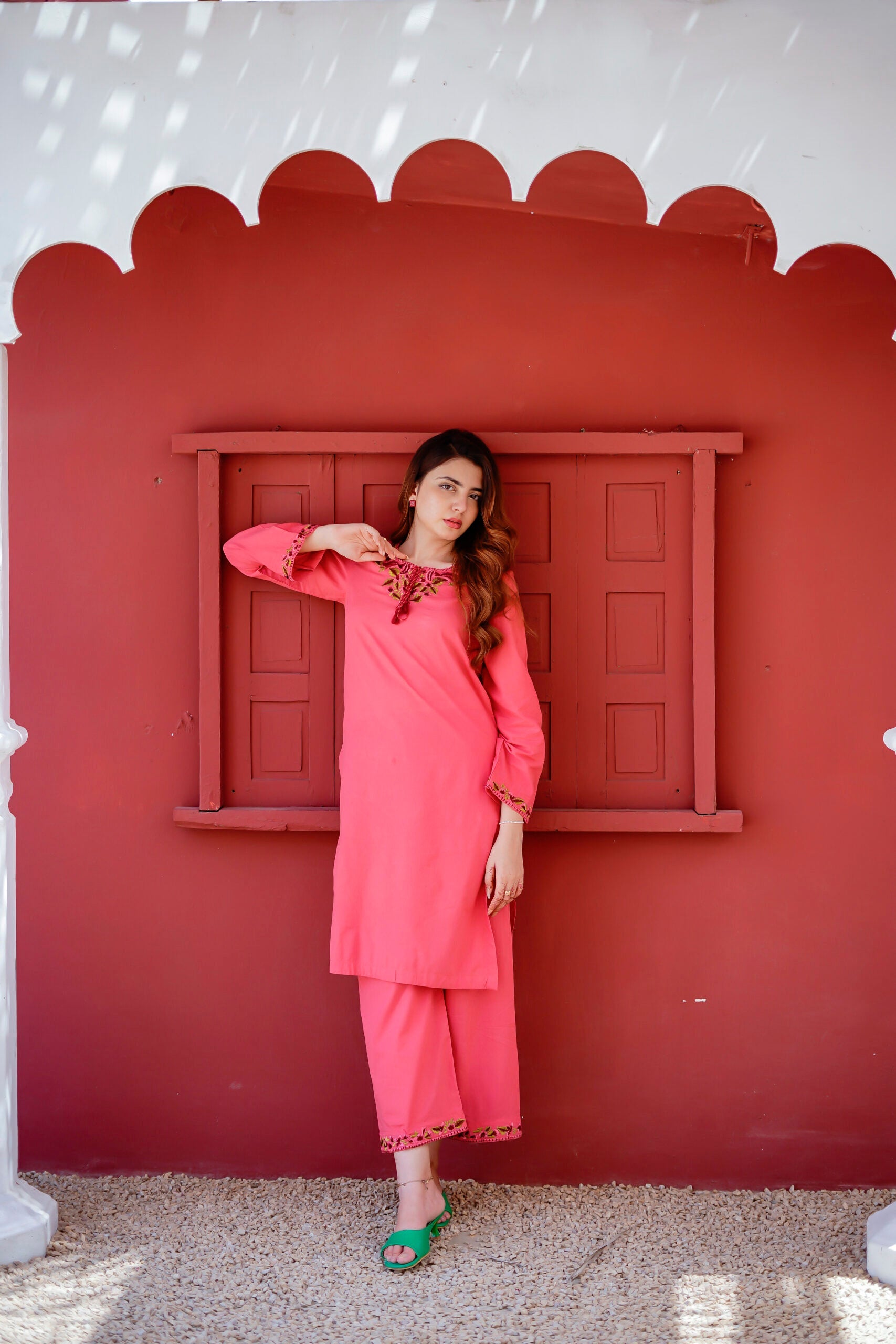 Embroidered 2-Piece Lawn Suit