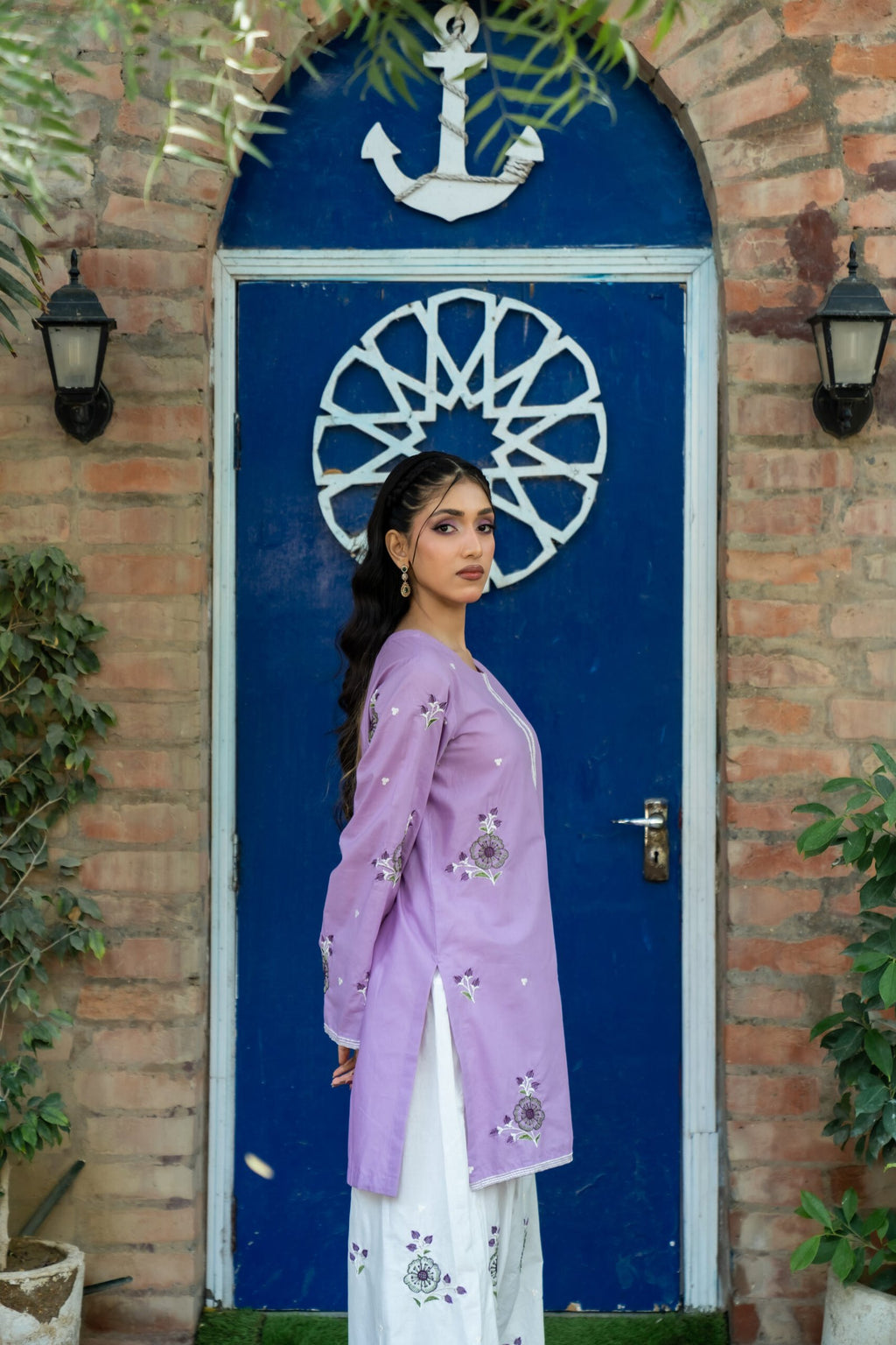 2pc Embroidered Suit