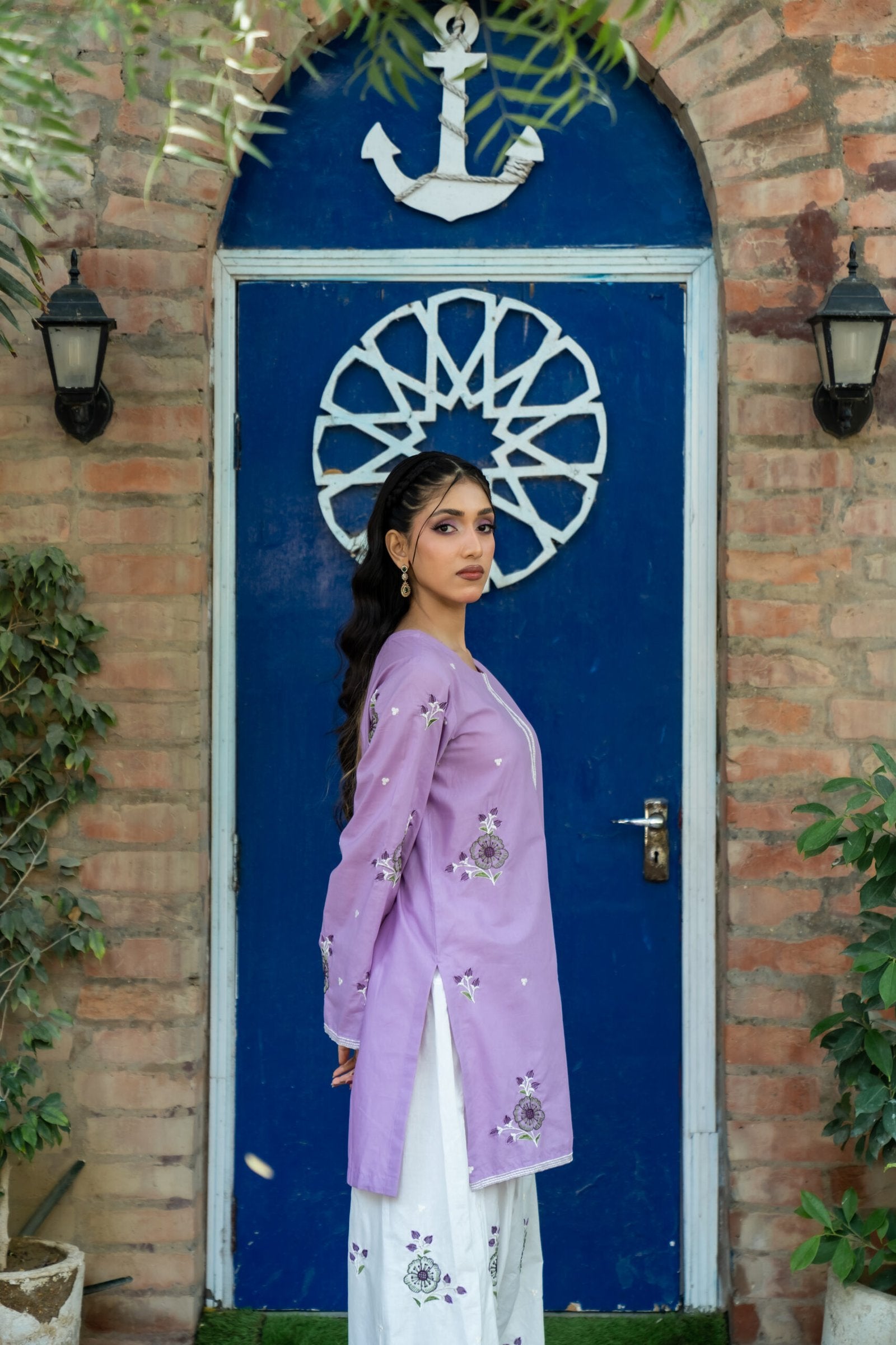 2pc Embroidered Suit